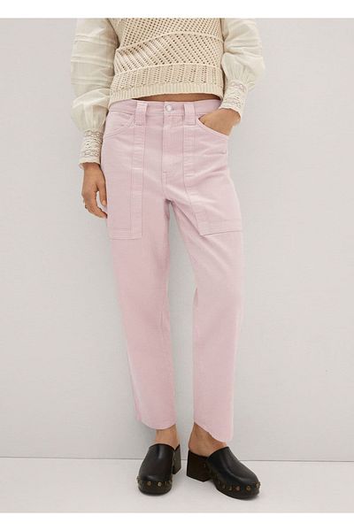 MANGO Woman Ψηλόμεσο Slouchy Jean Παντελόνι