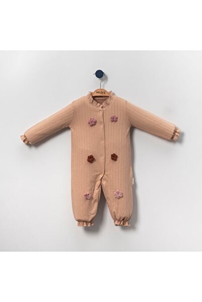 morwind Kız Bebek Örgü Çiçekli Soft Tulum