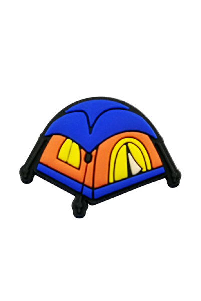 Jibbitz Mavi Kamp Çadırı Terlik Süsü Jibbitz