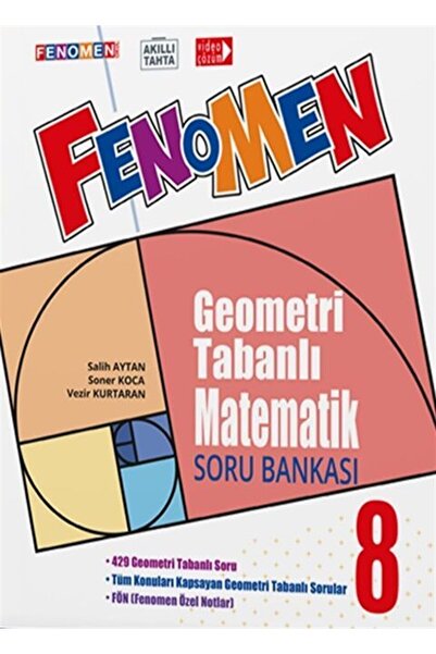 Fenomen Yayıncılık 8. Sınıf Geometri Tabanlı Matematik Soru Bankası