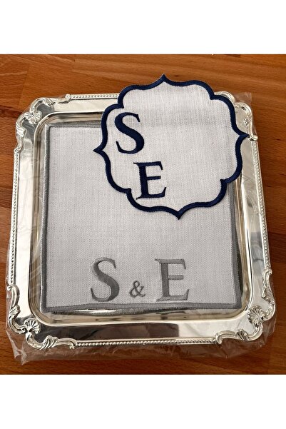 Nakışkonsept Kişiye Özel Kare Tepsi Söz Peçetesi