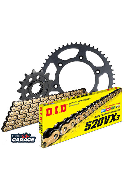 D.I.D Ktm 390 Adventure Zincir Dişli Seti X-Ringli Gold 15-45T/118L