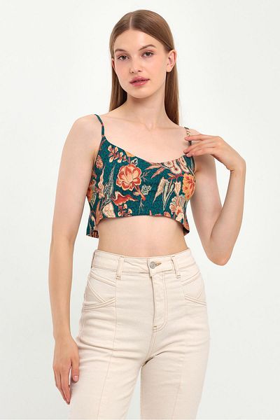 ALEXANDERGARDI PATTERNED BUSTIER WITH STRAP (B23-0069)