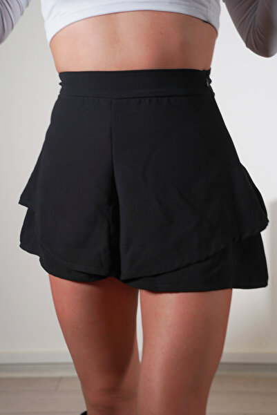 PARİSFASHİON Etek görünümlü şort