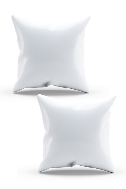 Moud's Dvostrana bela boja 2-dijelna Antilop Navlaka za jastuk - PL1120