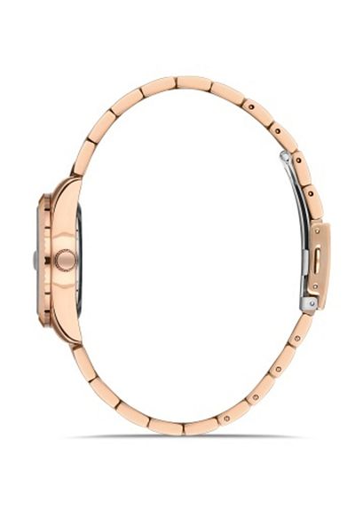FERRO 33 mm Rose Steel Cord Women's Wristwatch Fl21295A-C (with Bracelet Gift)