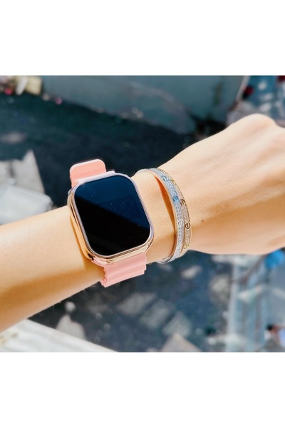 İSTLİV ساعة يد نسائية LED بسلك سيليكون