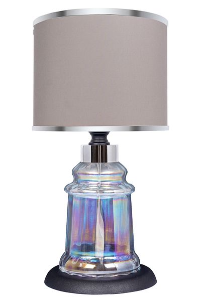 MINIMAL ETICARET VE BILGI TEKNOLOJILERI Baroque Black Glossy Shine Mini Glass Lampshade
