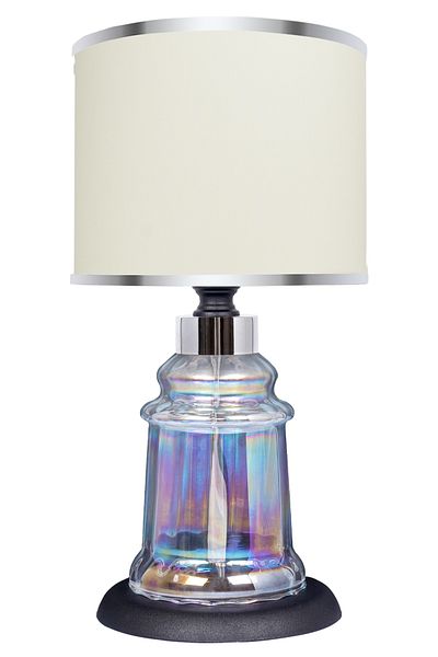 MINIMAL ETICARET VE BILGI TEKNOLOJILERI Baroque Black Glossy Shine Mini Glass Lampshade