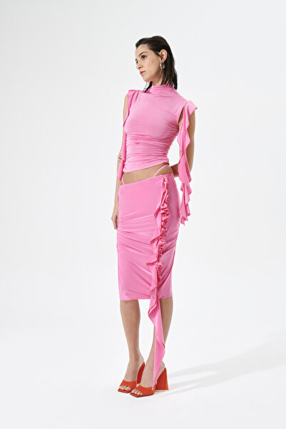 Herfetch Lolita Skirt Pembe Etek