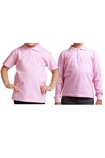 BLUEMOOR Unisex Polo Neck 2-pack T-shirt Long Sleeve + Short Sleeve
