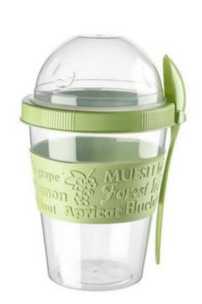 Titiz Take'n Go Practical Portable Snack and Yogurt Container with Spoon