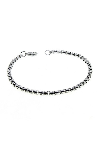 X-Lady Accessories Gümüş Renk Iç Içe Geçmeli Arnavut Asansör Unisex Erkek Çel...