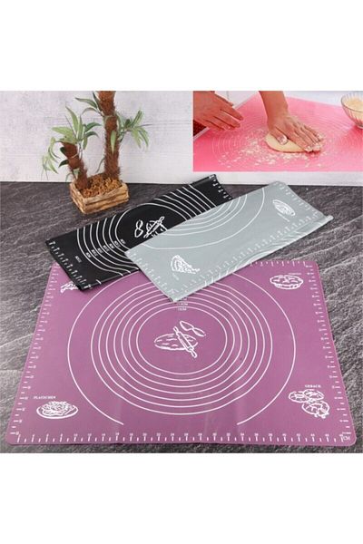 Acassia Home Silicone Dough Rolling Mat Large Size 50x40 cm