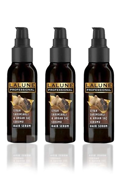 Lalune Professional Black Garlic Argan Hair Serum 3 Pack