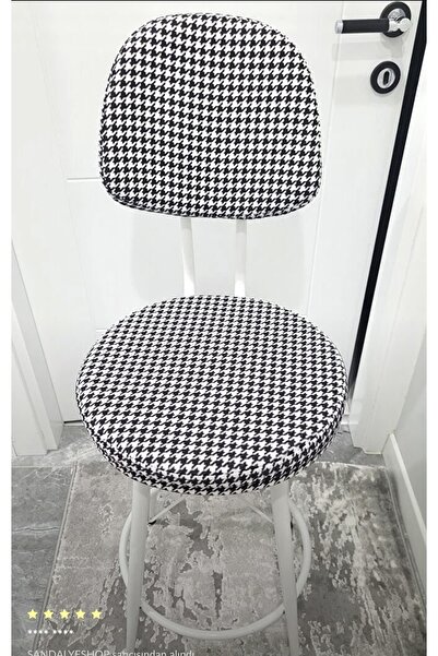 Sandalye Shop Yeni Dolce Bar Sandalyesi 65 Cm Kazayağı Kumaş Döşeme.90 Ile 100 Cm Arası Ada&masalara Uygundur