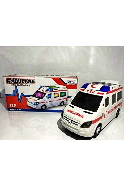 Kardelen Pilli Ambulans Büyük Boy Sesli Işıklı Ambulans
