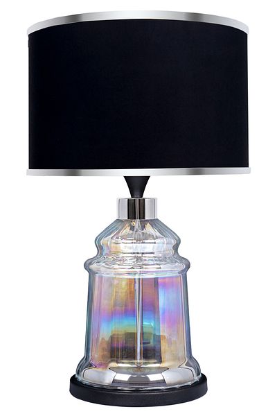MINIMAL ETICARET VE BILGI TEKNOLOJILERI Royce Black Glossy Shine Glass Lampshade