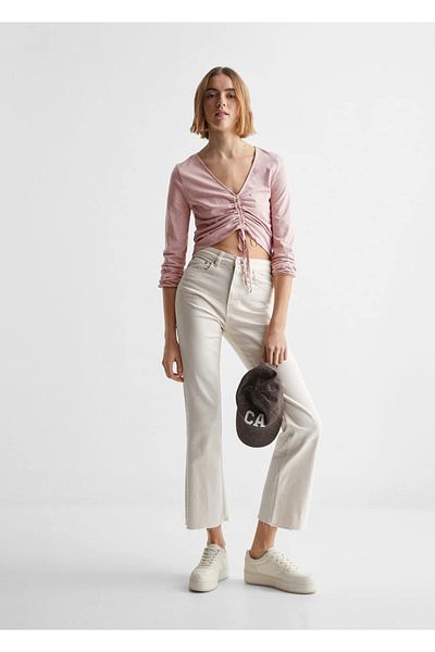 Mango Teen Tricou Roz Pentru Copii