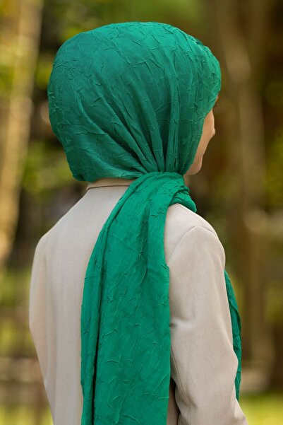 VİOLLA Жіночий бамбуковий шарф зеленого кольору