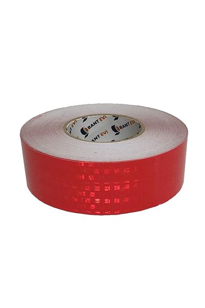 BANT EVİ Reflective Tape Red 5Cmx10M Reflective Tape Red Warning Tape