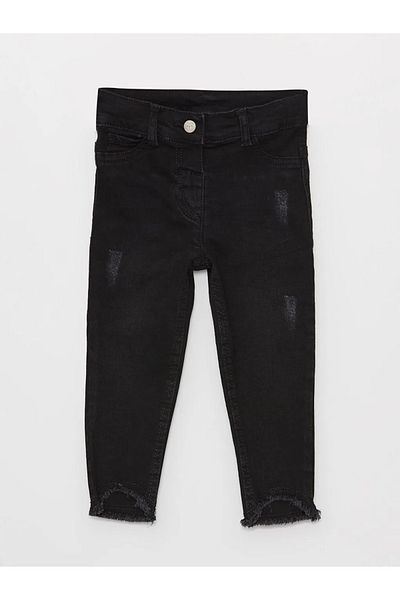 LC Waikiki Baby Basic Slim Fit Baby Girl's Jean Pants