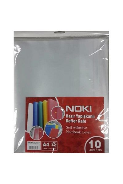 Noki NOKI A4 حاوية دفتر ملاحظات جاهزة شفافة 10 قطع 60160-10