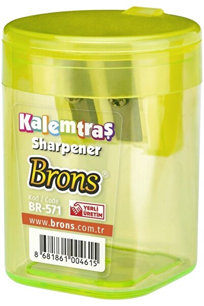 Brons Br-571 اسطوانة مع خزان مبراة قلم (عبوة من 24 قطعة)