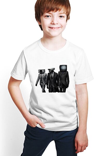 hilon Tricou Copii Unisex Imprimat Toaletă Skibidi H04