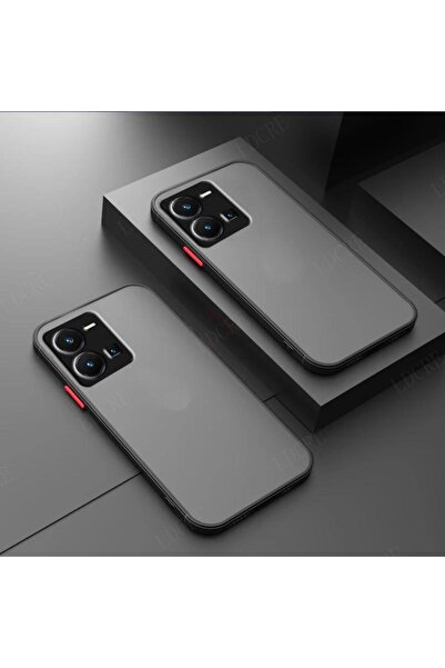 Rivor Vivo Y35/Y22S Compatible Case 3D Camera Protection Frosted Colorful Har...