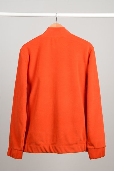 ADAM BOXES Full Zipper Fleece Jacket N-Alimo - Orange
