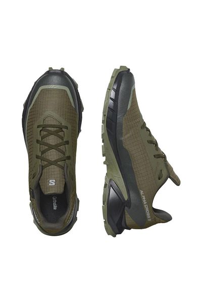 Salomon 473103   Ανδρικά παπούτσια εξωτερικού χώρου Alphacross 5 GTX Olive Night/Black/Deep Lichen Green