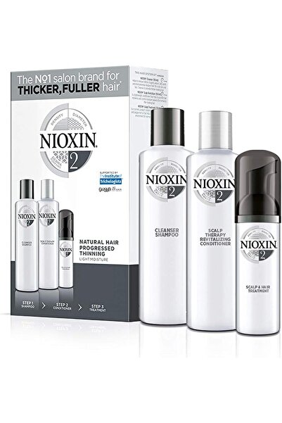 CALRADİA NIOXIN Yoğun Dökülme Karşıtı Set, Doğal Saçlar, 150ml