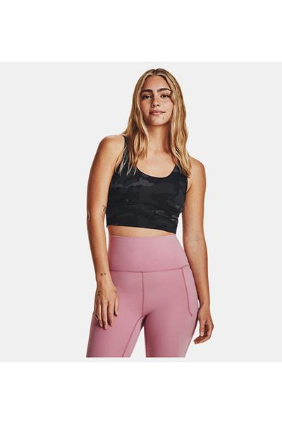 Under Armour UA Meridian Γυναικείο Crop Singlet - Εμπριμέ, εφαρμοστό 1380983-021