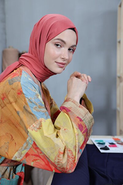Modakaşmir Σειρά Cosy Cotton Σα shawl Ροζ Ροζ
