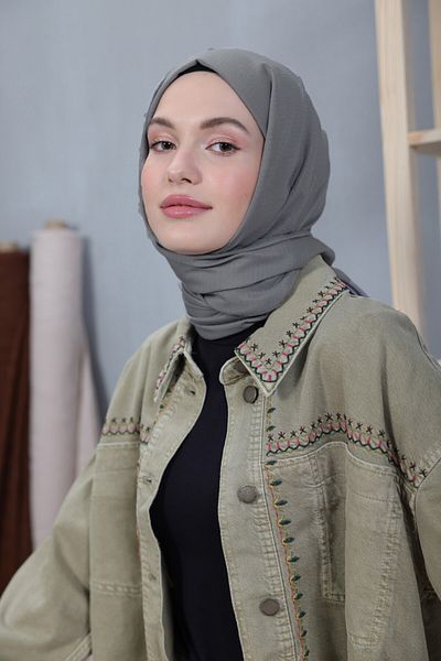 Modakaşmir Cozy Cotton Series Şal Fum