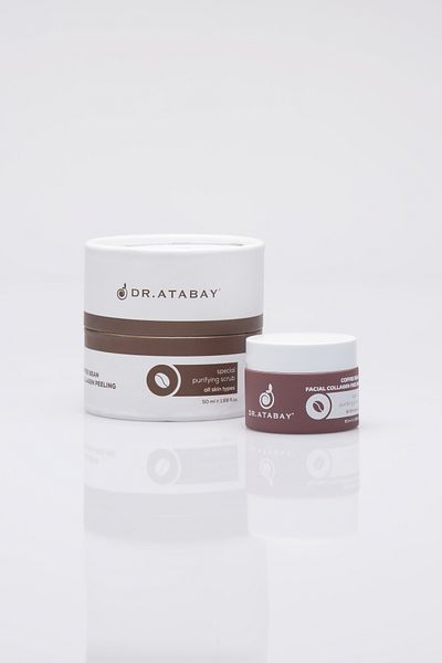 Dr Atabay Coffee Color Collagen Bean Facial Peeling - 50 ml / Coffee Bean Facial Collagen Peeling