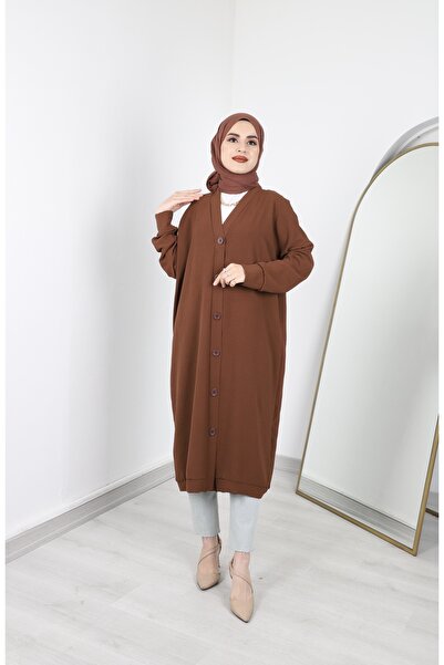 Aranlı tekstil Aerobin Ara Boy Kadın Basic Tunik
