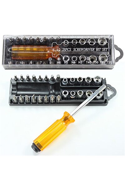 alpanya 27 Parça Çok Başlıklı Tornavida Lokma Seti