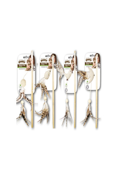 SKY TOPTAN Pawise Nature First Cat Fishing Rod 35.5X9.5 cm