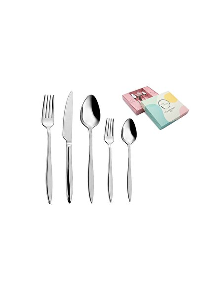 LUNA CUCİNA طقم سكاكين وشوكة وملعقة من لورينا 60 قطعة