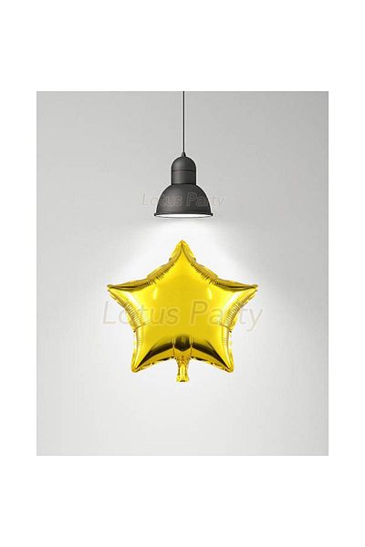LOTUS PARTY 1 Piece - Gold Star Balloon 18inch