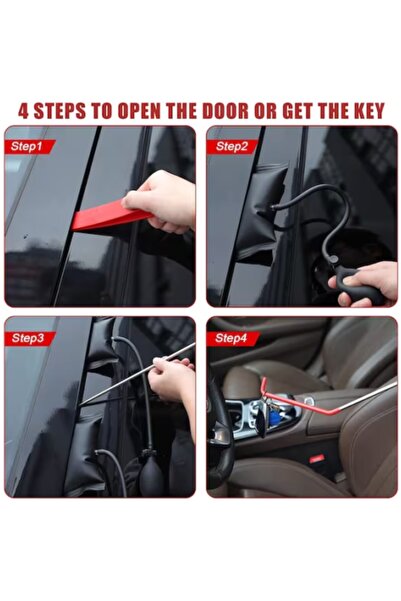 İDEAL OTOMOTİV Kapı Açma Aralama Pompa Kama Takozu Tamir Seti