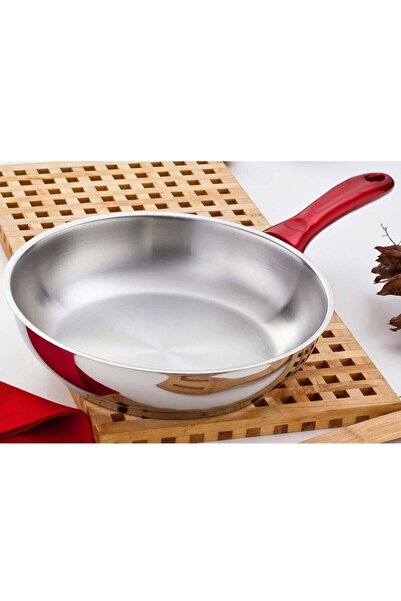 Gülistan مقلاة فولاذية جولسان ماكسي بمقبض واحد مقاس 22 سم