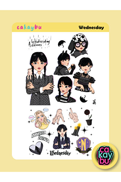 cakaybu Αυτοκόλλητο Τετάρτης Άνταμς