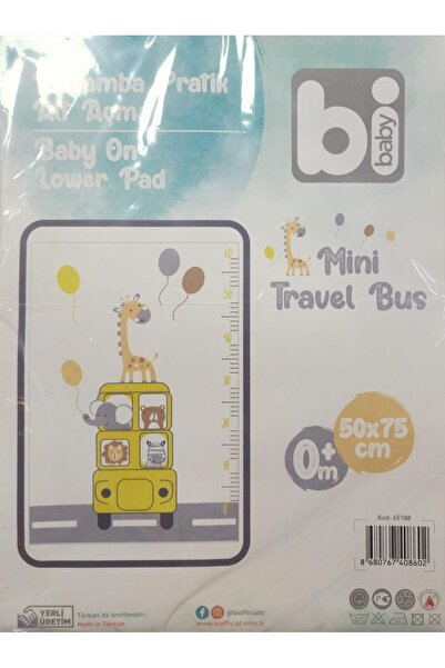 Bibaby Pratik Muşamba Alt Mini Travel Bus