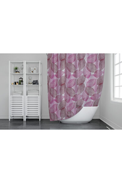 Zethome ستارة حمام 1×180×200 ستارة حمام بجناح واحد مع خاتم هدية 3110