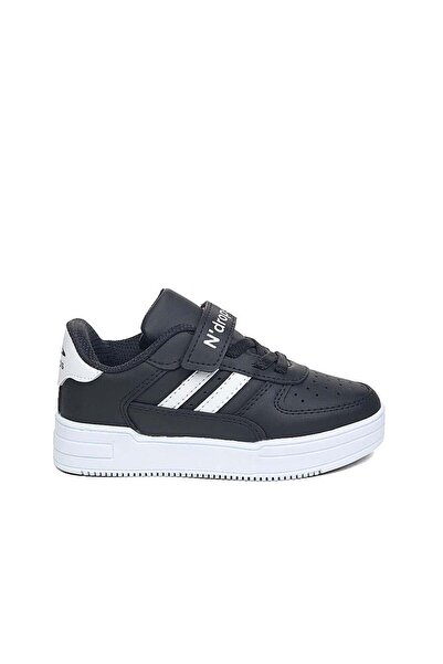 N'drops Pantofi sport sezonieri, ortopedici, cu velcro, alb-negru