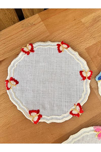 Nakışkonsept Butterfly Cocktail Napkin