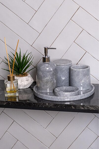 dreamworkstone Mermer Banyo Seti